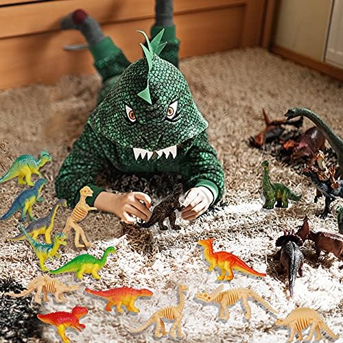 פרסילדן חג המולד אדוונט 2022 לילדים, 24 ימים ספירה לאחור לחג המולד עם דינוזאור צעצועי חג המולד חג הפתעה מתנה עבור בנים בנות