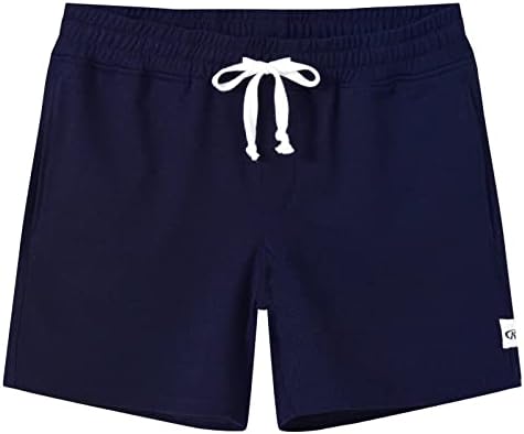 מכנסי זיעה לגברים של נייקו 5.5 תפר אימון אתלטי מכנסי כושר מכנסיים קצרים טרקלין עם כיסי רוכסן