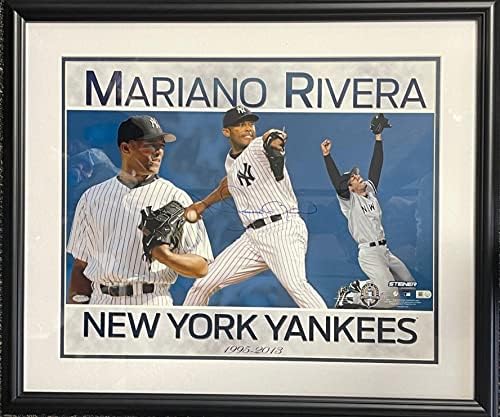 מריאנו ריברה חתימה על חתימה 16x20 ממוסגרת - תמונות MLB עם חתימה