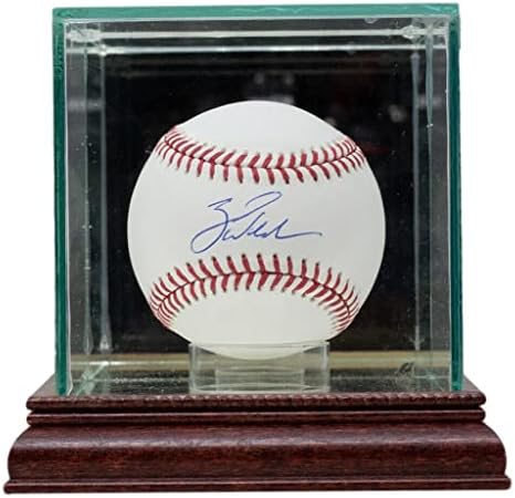 זאק ווילר פילדלפיה פיליז חתום על בייסבול MLB רשמי עם מקרה PSA - כדורי חתימה