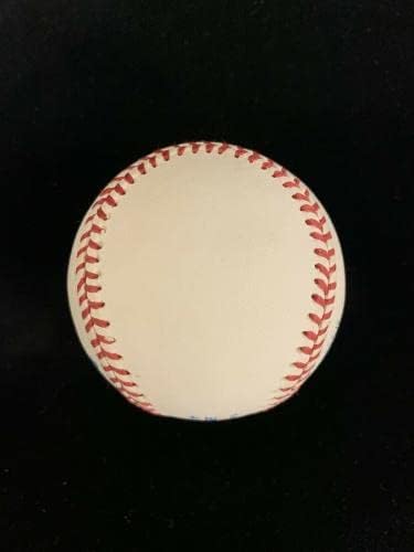 ריק פרל רד סוקס סנאטורים חתמו על בייסבול אל ב. בראון עם הולוגרמה - כדורי בייסבול חתימה