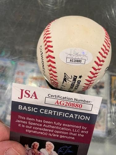 Rusty Staub Expos Astros Mets יחיד חתום בייסבול רשמי JSA - כדורי בייסבול חתימה