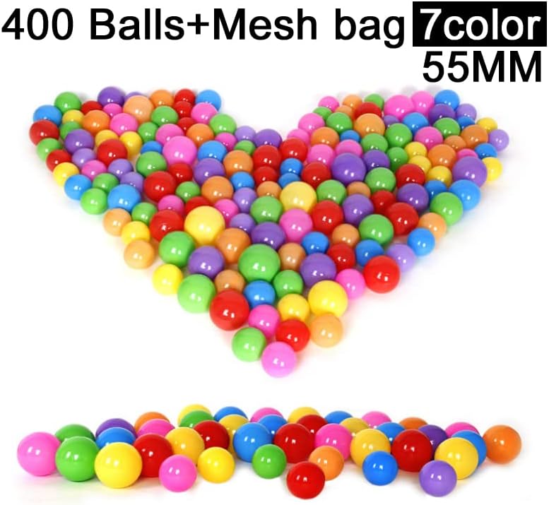 400 יחידות כדור בור כדורי לפעוטות ילד בור צעצוע לשחות כיף צבעוני רך פלסטיק אוקיינוס כדור
