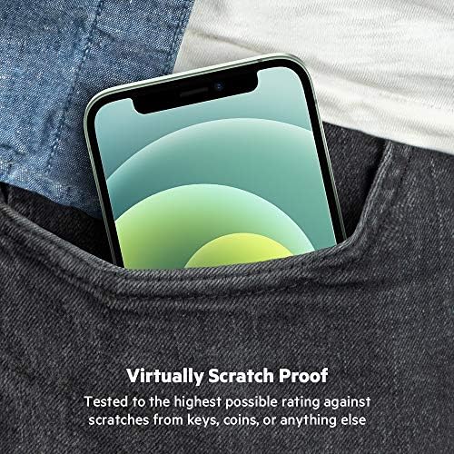 בלקין אייפון 12 מיני מגן מסך זכוכית מחוסמת פרטיות מטופלים מיקרוביאלית, ביציות שקופות 028ז