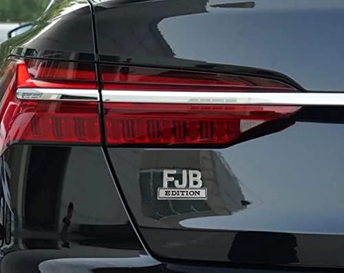 מרץ 2 PCS FJB Edition סמל, FJB מדבקות מכוניות 3D 3D אותיות מוגבהות מדבקה פגוש, סמל FJB 3M תג דבק חזק, לרכב אוניברסלי, משאית, קרוואנים,