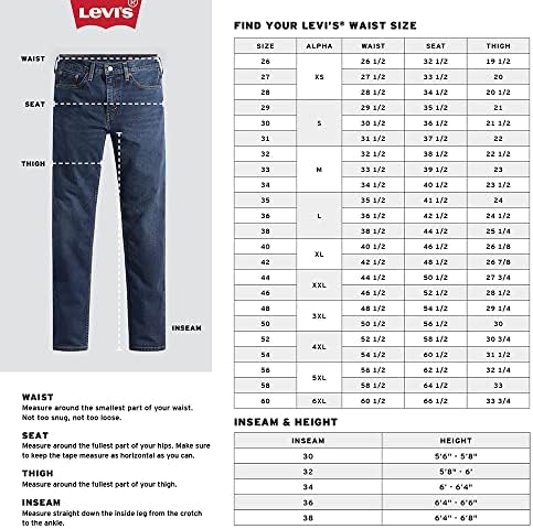 מכנסי ג'ינס ישרים של 569 של לוי של לוי