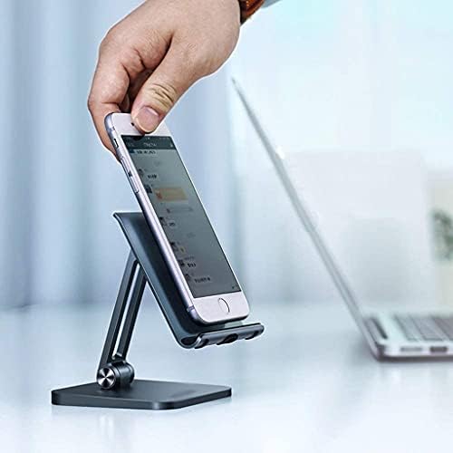 עמדת טלפון סלולרי של UysVGF, מחזיק טלפון נייד מתקפל של טלפון לשולחן העבודה, מתאים לטלפון נייד בגודל 4-6 אינץ '