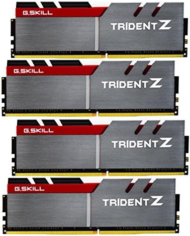 G.Skill 64GB סדרת Tridentz DDR4 3200MHz PC4-25600 דגם זיכרון שולחן עבודה F4-3200C14Q-64GTZ
