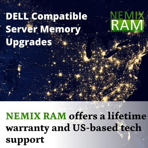NEMIX RAM 64GB DDR4 2933MHz PC4-23400 2RX4 RDIMM ערכת שרתים של Dell