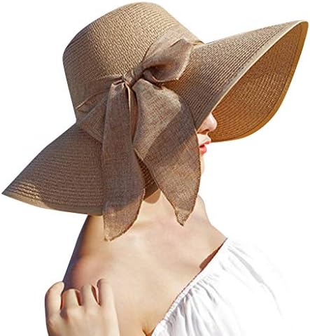 כובעי קש לנשים כובעי שמש בקיץ כובעי חוף קש מתקפל כובע שמש רחב שפת שמש נשים כובעי בייסבול תקליטון