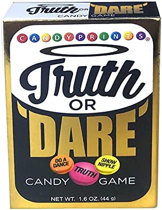 CandyPrints אמת או מעז משחק ממתקים 1.6 קופסת אונקיה