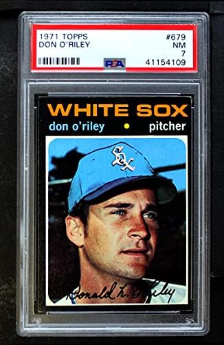 1971 Topps 679 Don O'Riley Chicago White Sox psa psa 7.00 White Sox