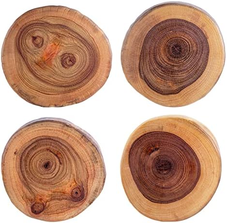 שולחן קצה עץ טבעי בעבודת יד 20 אינץ ' - גודל קטן לחדרי מגורים - עיצוב כפרי לעיצוב הבית-מסה דה סנטרו פארה סלה
