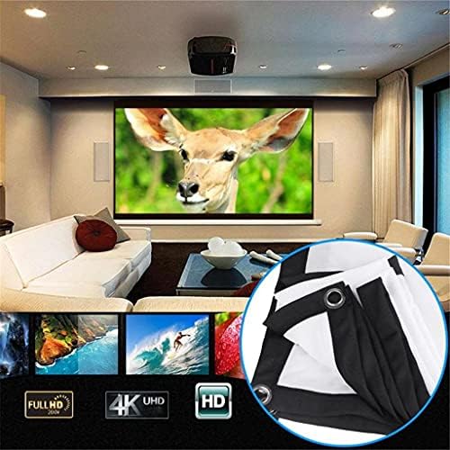 N/A 3D HD קיר רכוב מסך מסך בד קנבס LED מקרן בהירות גבוהה 120 אינץ '-60 אינץ' לקולנוע ביתי