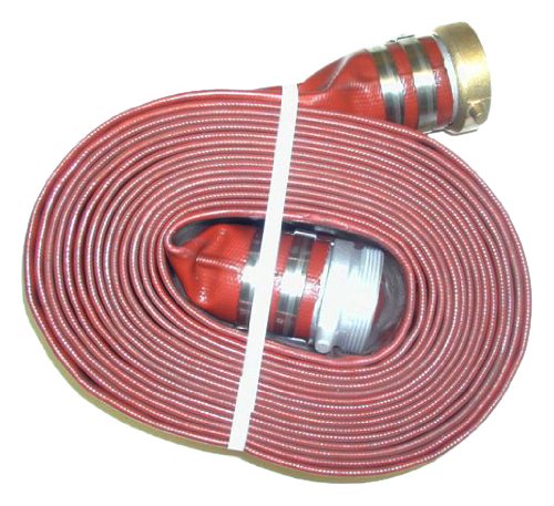 מפעלי JGB A008-0641-1650 צינור נשר איגללו איגל PVC מכלול צינור, אדום, 4 זכר X נקבי מים, לחץ מקסימלי 125 psi, 4 מזהה צינור, 50 'אורך
