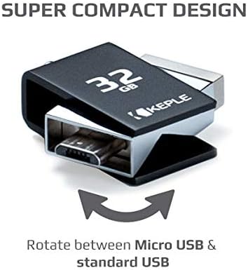 32GB מקל USB OTG ל- Micro USB 2 ב 1 פלאש כונן זיכרון מקל 2.0 תואם ל- Motorola Moto G6 Play / G5, G5 Plus / G4 / E5, E5 Play, E5 Play Go,