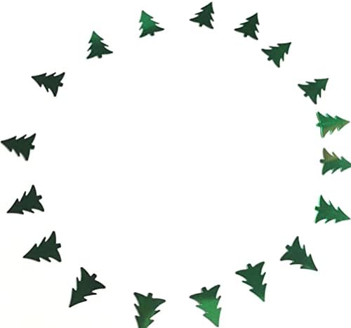 AMOSFUN SET SET בעלי חיים 3 חבילות חג המולד קונפטי אייל חג המולד עץ עץ פיזור קישוטי פילט קישוטי שולחן מרכז לחג המולד חגיגי 2020 שנה חדשה