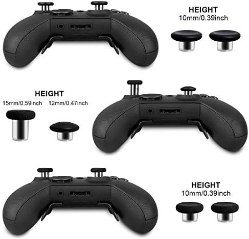 6 ב -1 סדרה עילית 2 מתכת mod swap swapsticks joysticks, חלקי החלפה של מקל אנלוגי מגנטי עבור Xbox One Olite Controller Series 2