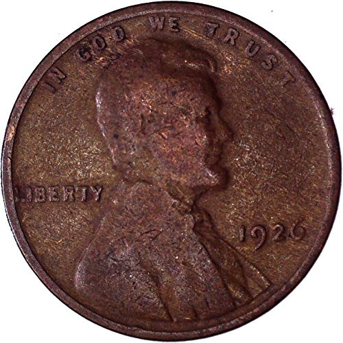 1926 לינקולן חיטה סנט 1 סי מאוד בסדר