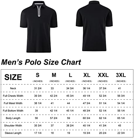 חולצת גולף של סמרם גברים לחות לחות מתפתלת במהירות יבש ארוך וקצר חולצות פולו לגברים