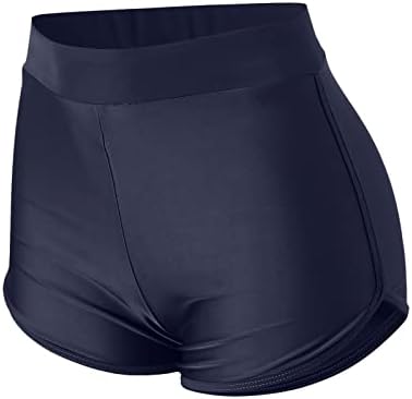 Miashui Womens בגד ים מכנסיים קצרים סט שחייה רחצה מותניים נשים ביקיני מוטות ביקיני בגדי ים גבוהים מכנסיים קצרים מין ניטרלי