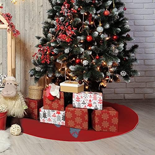 זאב צבעי מים וולף חלומות חצאית עץ חג המולד חצאית עץ חג המולד רך מחצלת חג המולד לחג המולד למסיבת חג 30 x30