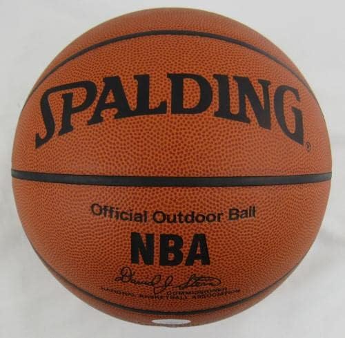 לארי בירד חתום חתימה אוטומטית וילסון NBA כדורסל JSA AI29378 - כדורסל חתימה