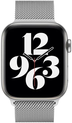 פס קליטת נירוסטה תואם לרשת מתכת של Apple Watch Sheet מהיר סדרת אבזם 6/SE/5/4/3/2/1