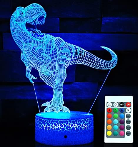 דינוזאור לילה אור עבור בני טי רקס דינוזאור צעצועי עם מרחוק & מגבר; חכם מגע 16 צבעים שינוי ניתן לעמעום יום הולדת חג המולד מתנות מתנות עבור