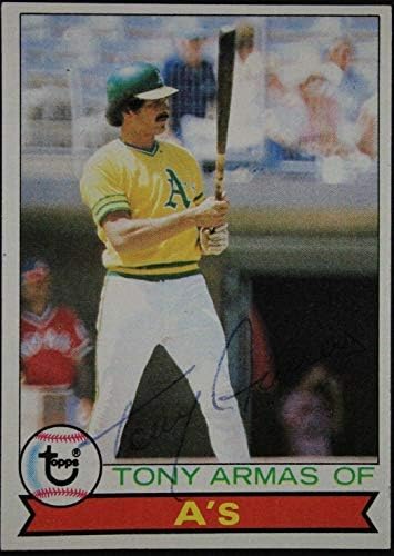 טוני ארמס א 'משנת 1979 Topps 507 כרטיס בייסבול עם חתימה
