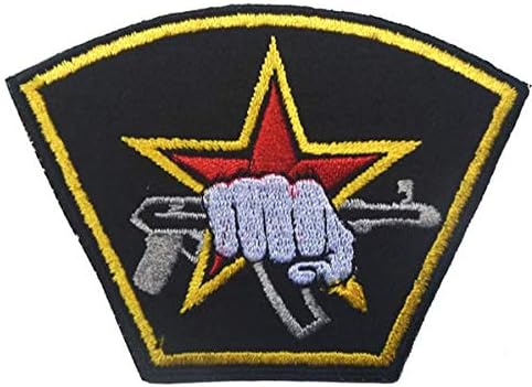 כוחות מיוחדים רוסיים Spetsnaz Star Red Star AK-47 טלאי רקמה טקטי טלאי טלאי טלאי מורל לולאה טלאי צבאי לבגדים.