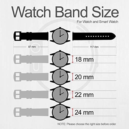 CA0172 רכבת עור Steam Smart Watch Strap עבור שעון Wristwatch Smart Watch גודל שעון חכם