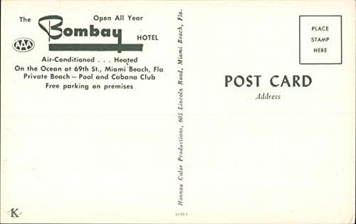 מלון בומביי מיאמי ביץ', פלורידה פלורידה גלוית וינטג ' מקורית
