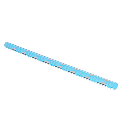 פילקט בהיר כחול קו מעוות מוט אקרילי עגול מוט עגול סטנדרטי סובלנות סובלנות קלת משקל עבור DIY 10 ממ קוטר 250 ממ גובה 1 pcs