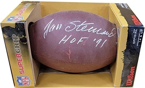ג'אן סטנרוד חתם על חתימה כדורגל חתימה HOF 91 קנזס סיטי ראשי JSA AI97785 - כדורגל חתימה