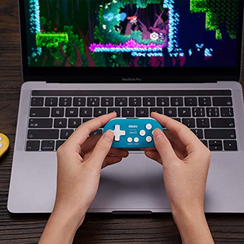 Aknes Zero 2 Bluetooth Gamepad עבור מתג Nintendo עם מחזיק מפתחות, Gamepads Bluetooth עם תוכנה אולטימטיבית, בקר אלחוטי משחק עבור Steam,