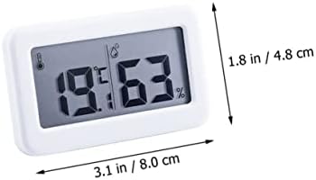 טופיקו מקורה ביתי לחות דיגיטלית מדד חדר מחוון אקלים אלקטרוני Hygrometer חיישן בית ABS לבן לבן