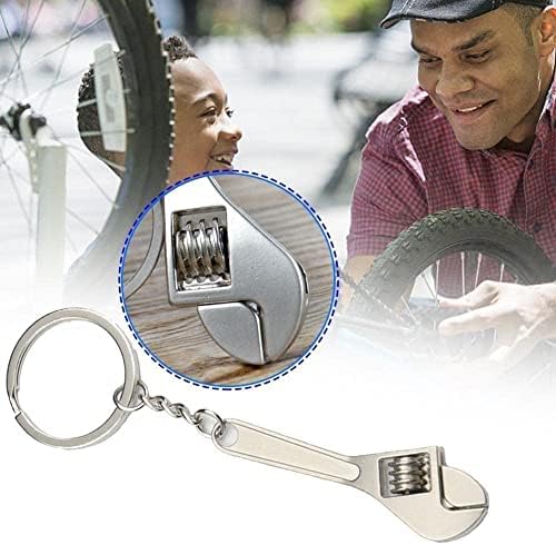 מפתח מפתח מפתח מפתח מכונית ניידת מתכת מתכווננת ברגים אוניברסליים לתיקון אופניים כלים לאופנועים מתנה לגברים מיוחד