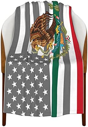 QG ZZX דגל מקסיקו אמריקאי שמיכה לתינוקות לבנים שמיכת שמיכת עריסה שמיכה