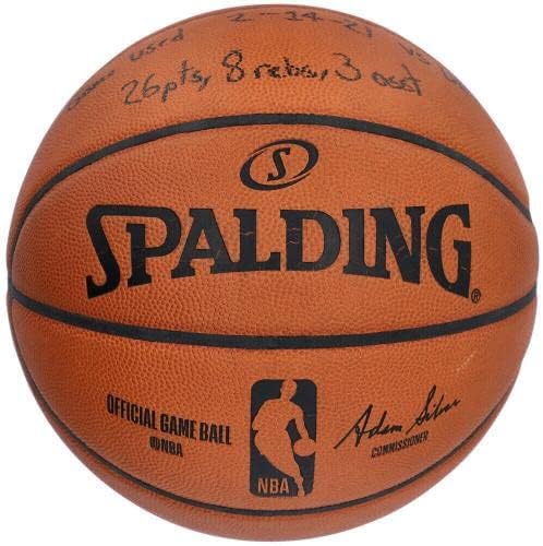 משחק ציון וויליאמסון השתמש בחתימה על חתימת כדורסל כבדי כבדות קאו -קאה - כדורסלן עם חתימה
