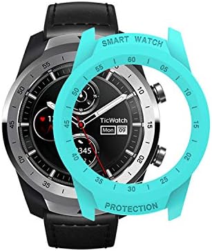 סיקאי מקרה אנטי-סקרץ 'כיסוי מגן תואם ל- Ticwatch Pro Smartwatch, מארז מחשב קל אולטרה משקל, רב-צבעים לבחירה, התקנה קלה, אביזרי מעטפת פגוש