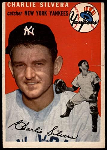 1954 Topps 96 צ'רלי סילברא ניו יורק ינקי vg Yankees