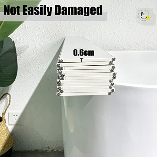 אמבטיה מתקפלת מכסה אמבטיה אבק אבק אבק, כיסוי בידוד PVC אביזרי אמבט אמבטיה מכסה אמבטיה, עובי 0.6 סמ 22 גודל