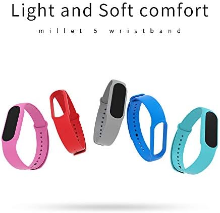 להקות Awinner תואמות את Xiaomi Mi Band 5 & 6 Smartwatch Smart Whats Wristsing Wristsing Randsion Raselestist