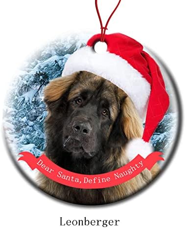 תליון חג תלוי בפורצלן לחג המולד, כלב פיטבול כחול בכובע סנטה כובע חיה קישוט קישוט עץ חג המולד קישוט קישוט למאהב חיות מחמד 3