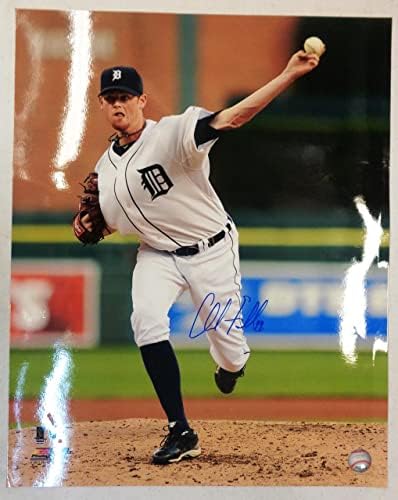 צ'רלי פרבוש חתימה דטרויט טייגרס 16x20 צילום - תמונות MLB עם חתימה
