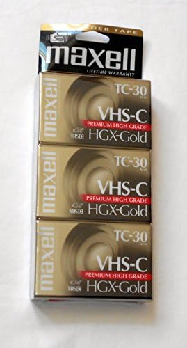 Maxell VHS-C TC-30 HGX-Gold Videocaster