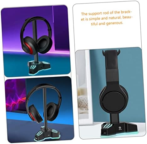אוזניות דויטול ראש טעינה נטעי טעינה יציאות אוזניות משחקי אוזניות לשולחן USB משרד USB אוזניות עם תמיכה במשחק קול קולב מעמד RGB מחזיק שולחן