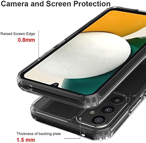 Sucnakp עבור Galaxy A34 5G Case Samsung A34 5G Case עם 2* Protector Premium Premium Back Back Panel + כיסוי פגוש TPU עבור Samsung Galaxy