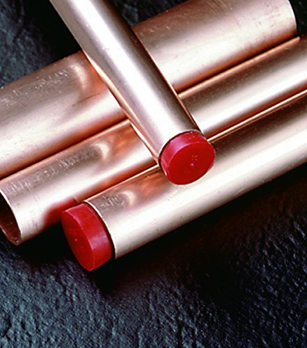 Caplugs 99391086 סוג צינורות נחושת מסוג פלסטיק. K-3S, PE-LD, CAP OD 0.19 מזהה תקע 0.138, אדום